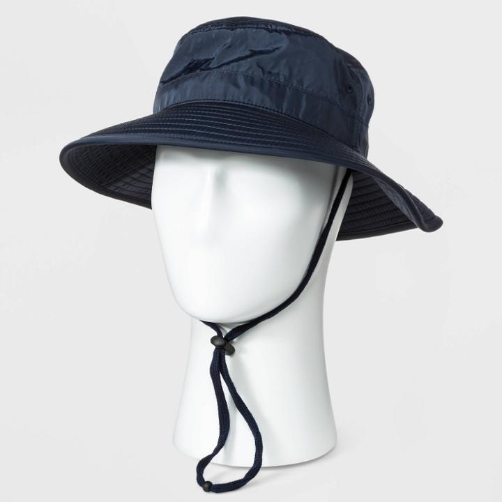 Men's Nylon Boonie Hat - Goodfellow & Co Navy M/l, Men's, Size: Medium/large, Blue