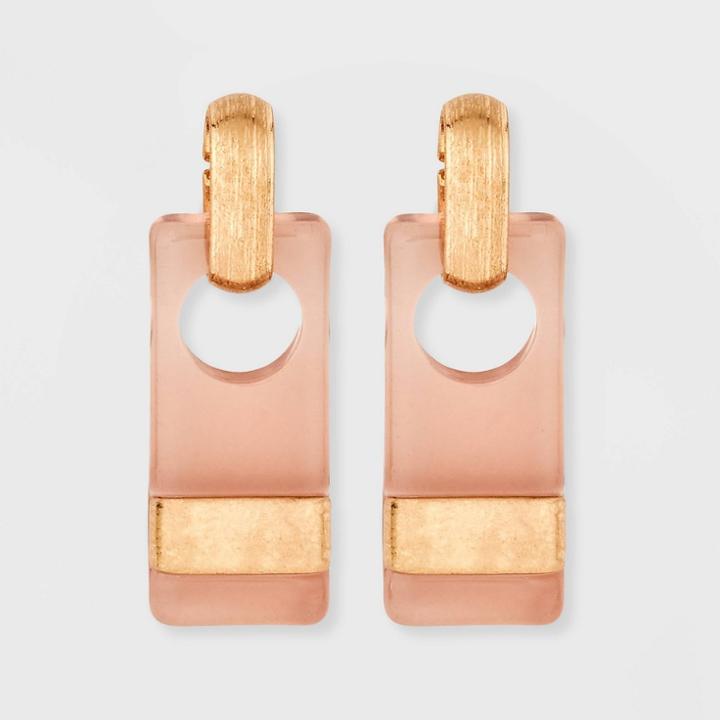Bar Door Knocker Drop Earrings - Universal Thread