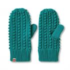 Adult Textured Sweater Knit Mittens - Lego Collection X Target Teal