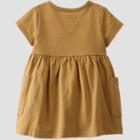 Baby Girls' Ochre Dress - Little Planet By Carter's Beige Newborn