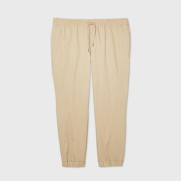 Men's Big & Tall Standard Fit E-waist Woven Jogger Pants - Original Use Khaki