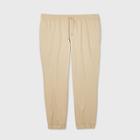 Men's Big & Tall Standard Fit E-waist Woven Jogger Pants - Original Use Khaki