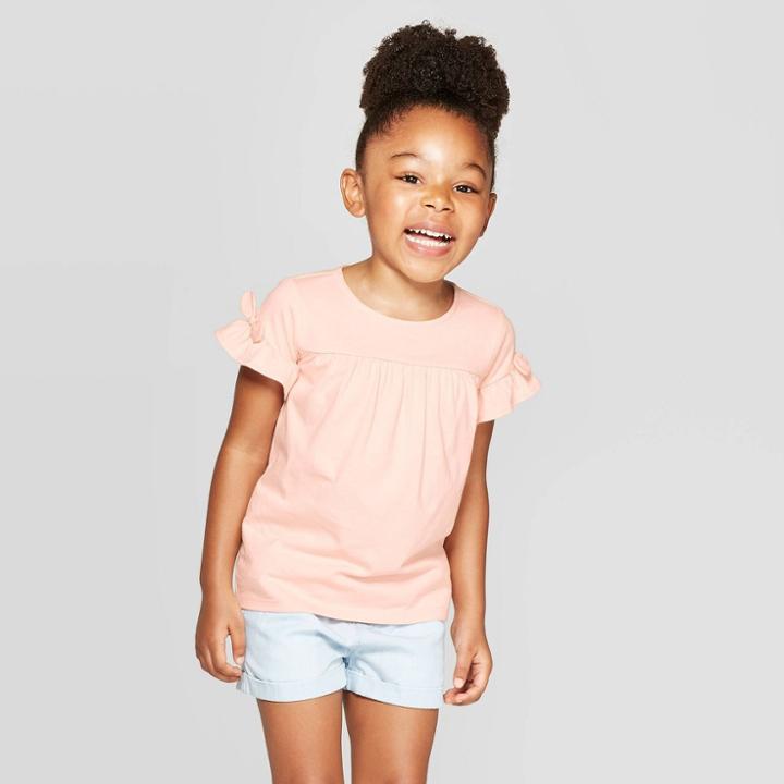 Petiteoshkosh B'gosh Toddler Girls' Short Sleeve T-shirt - Pink 12m, Toddler Girl's