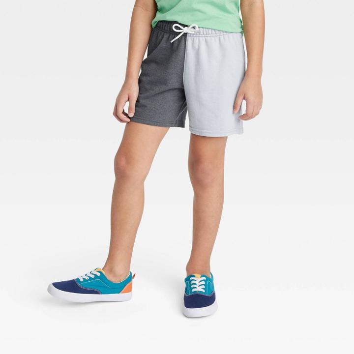 Boys' Colorblock Pull-on Shorts - Cat & Jack Gray