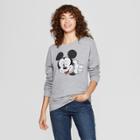 Women's Disney Mickey Mouse Graphic Sweatshirt (juniors') Gray