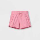 Girls' Soft Gym Shorts - All In Motion Heather Pink