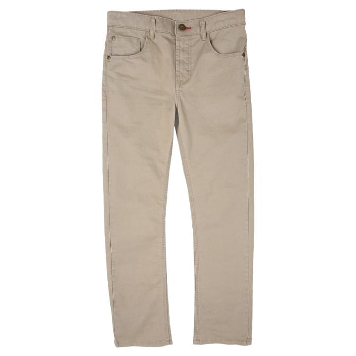 Wrangler Boys' Chino Pants Premium Slim Straight - Khaki