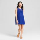Women's Lace Yoke Dress - Lily Star (juniors') Blue