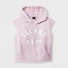 Girls' Island Daze Muscle Hoodie - Art Class Lilac