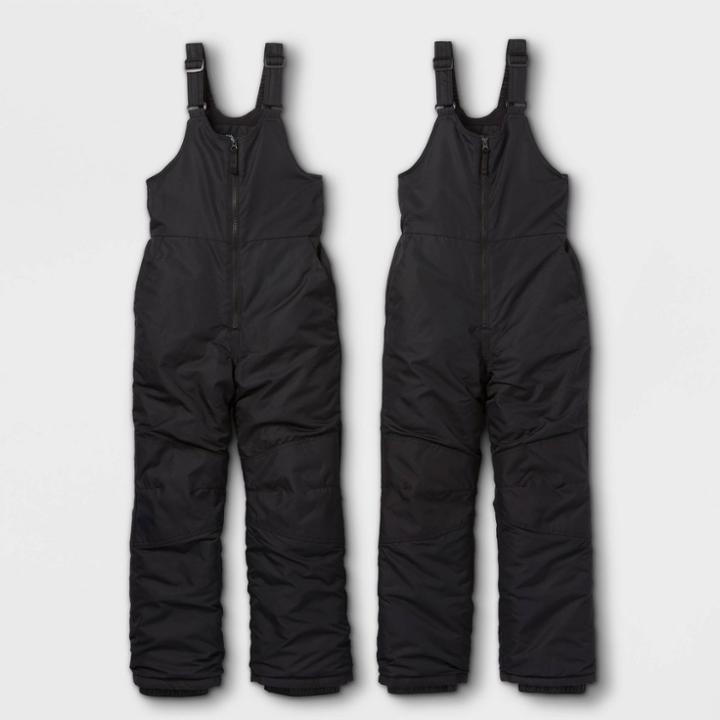 Boys' 2pk Snow Bib - All In Motion Black