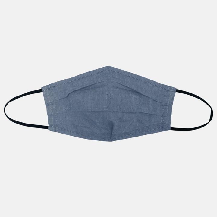 Women's 2pc Fabric Face Masks - Universal Thread Navy Solid/navy Chambray L/xl, Blue Grey