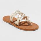 Women's Martiza Slide Sandals - Universal Thread Gold