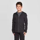 Boys' Premium Woven Pieced Fleece Full Zip Hoodie - C9 Champion Black M, Boy's,