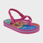 Disney Toddler Girls' Shimmer And Shine Flip Flop Sandals - Pink