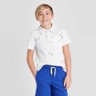 Petiteboys' Short Sleeve Knit Polo Shirt - Cat & Jack White S, Boy's,