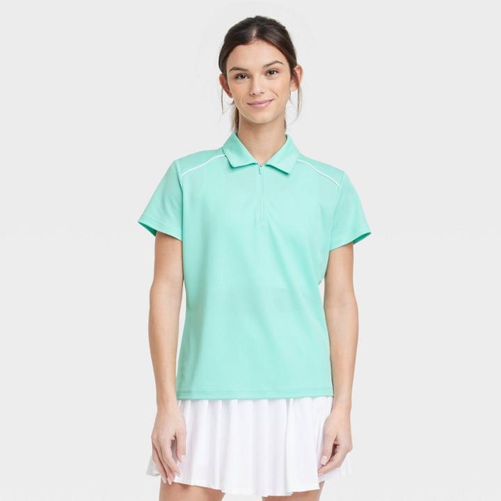 Women's Polo T-shirt - All In Motion Aqua Blue
