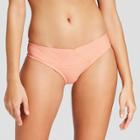 Women's Rib Hipster Bikini Bottom - Mossimo Cool Melon