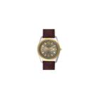 Armitron 2-tone Watch With Brown Leather Strap,