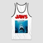 Men's Universal Jaws Logo Tank Top - Black/white