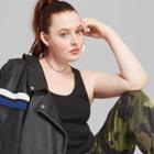 Women's Plus Size Laced Back Tank Top - Wild Fable Black
