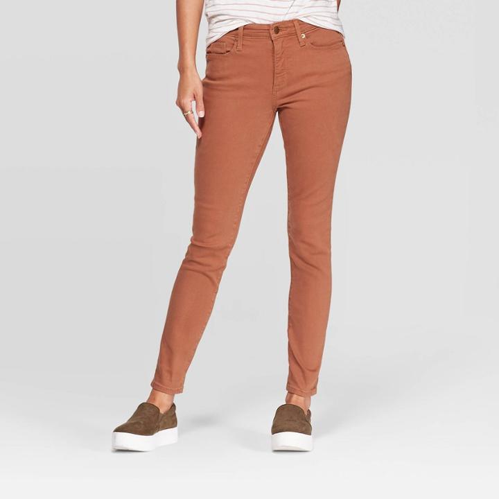 Women's High-rise Skinny Jeans - Universal Thread Brown