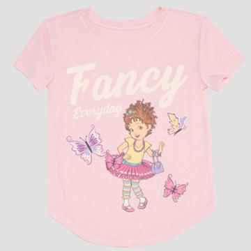 Target Toddler Girls' Fancy Nancy Short Sleeve T-shirt - Pink