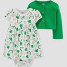 Baby Girls' 2pc Dress Set - Just One You Made By Carter's Green