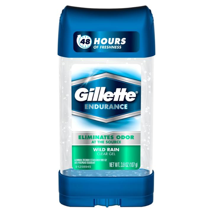 Gillette Wild Rain Clear Gel Men's Antiperspirant & Deodorant