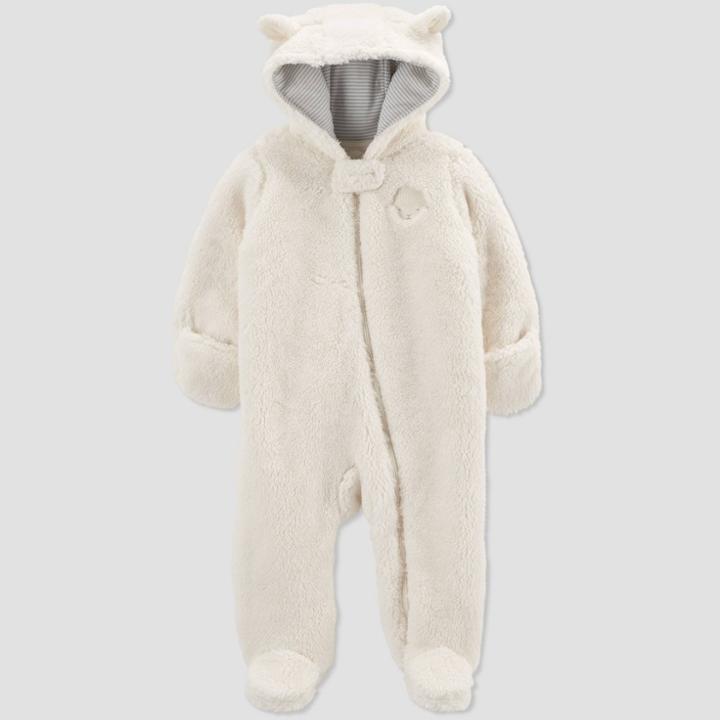 Baby Sheep Pram Jacket - Just One You Made By Carter's Off-white Newborn