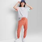 Adult Casual Fit Taper Jogger Pants - Original Use Orange Creamsicle