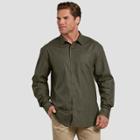 Dickies Men's Long Sleeve Button-down Shirts - Green