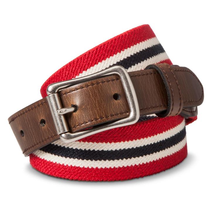 Belt Merona Lrg Poly Braide, Men's, Size: Large,