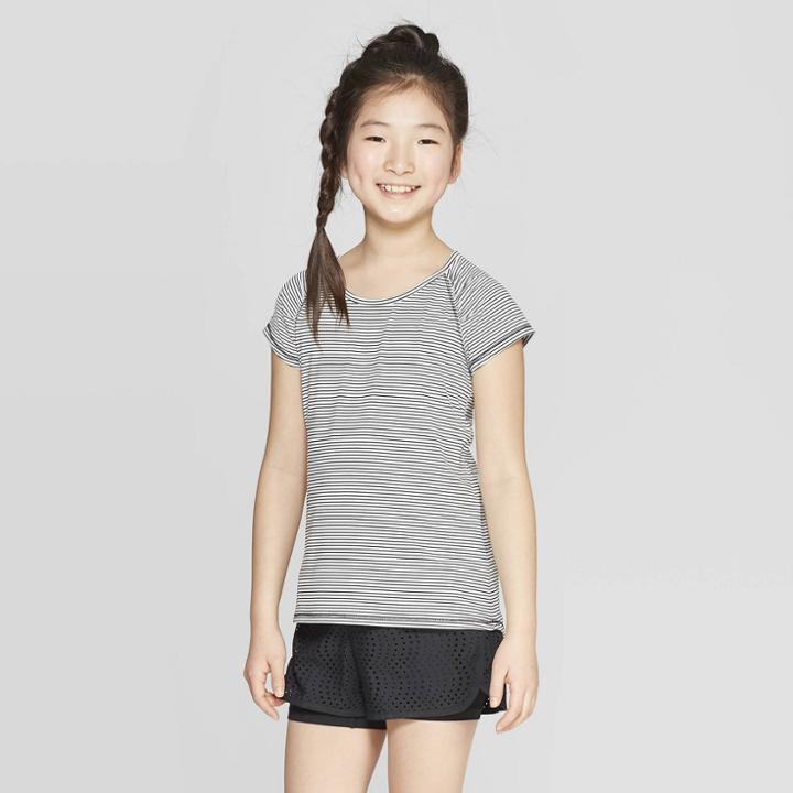 Girls' Mesh Back Super Soft Tech T-shirt - C9 Champion Black
