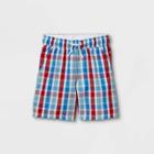 Boys' Seersucker 15 Swim Trunks - Cat & Jack White