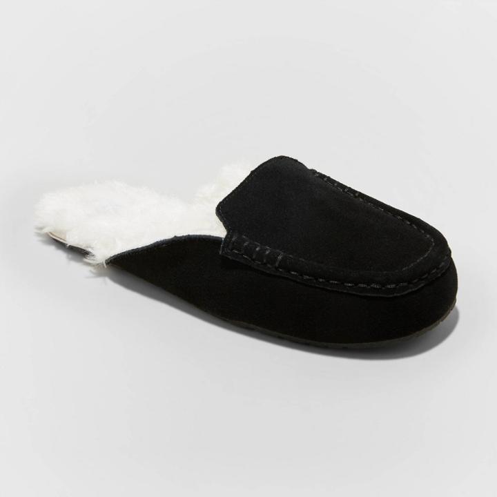 Women's Shae Moccasin Mule Slippers - Stars Above Black