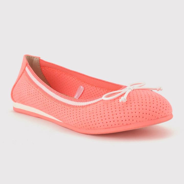 Girls' Lynn Sport Bottom Ballet Flat - Cat & Jack Coral (pink)