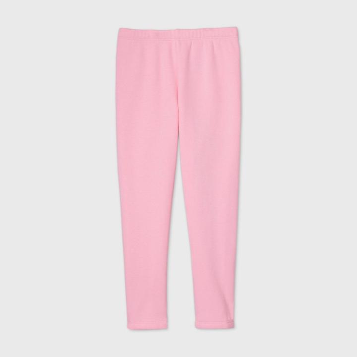Toddler Girls' Cozy Lined Leggings - Cat & Jack Pink