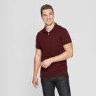 Men's Standard Fit Short Sleeve Pique Polo Shirt - Goodfellow & Co Pomegranate