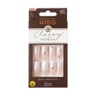 Kiss Products Classy Premium Long Square Glue-on Fake Nails - Stunning!