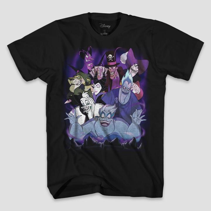 Women's Short Sleeve T-shirt - Disney Black