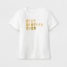 Toddler Boys' Short Sleeve 'best Brother Ever' Graphic T-shirt - Cat & Jack White