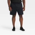 Men's Big & Tall Mesh Shorts - All In Motion Black Heather