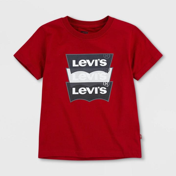 Levi's Toddler Boys' Levi's Batwing Logo Short Sleeve T-shirt - Red