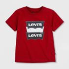 Levi's Toddler Boys' Levi's Batwing Logo Short Sleeve T-shirt - Red