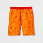 Plusboys' Bird Print Swim Trunks - Cat & Jack Coral