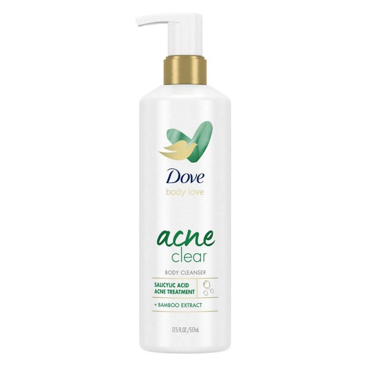 Dove Beauty Dove Body Love Salicyclic Acid + Bamboo Extract Acne Clear Body Cleanser