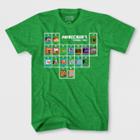 Boys' Minecraft Periodic Table Short Sleeve T-shirt - Green