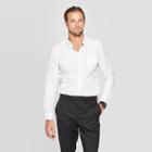 Men's Slim Fit Long Sleeve Button-down Shirt - Goodfellow & Co White