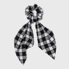 Gingham Check Scarf Hair Twisters - Wild Fable Black