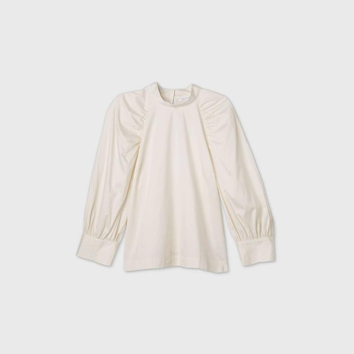 Women's Raglan Twill 3/4 Sleeve Top - Prologue Cream